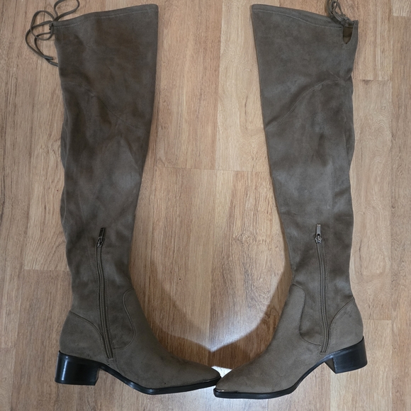 Marc Fisher Women's Brown YUNA Over-The-Knee Boots Size 5.5 A13 - Picture 4 of 16